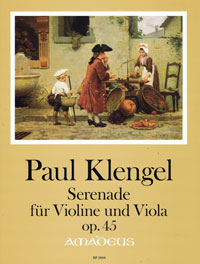 BP 1844 • KLENGEL Serenade op. 45 für Violine und Viola