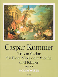 BP 1898 • KUMMER Trio op. 75 in C-dur - Part.u.St.