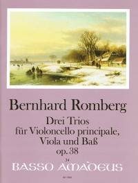 BP 1980 • ROMBERG, Bernhard  3 Trios op.38  - Score & Parts