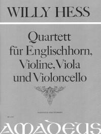 BP 2245 • HESS W. Quartett op. 141 - Part.u.St.