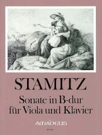 BP 2268 • STAMITZ Sonata in B flat major for viola and piano