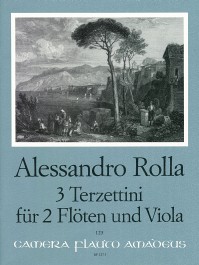 BP 2273 • ROLLA 3 Terzettini for 2 flutes and viola - Parts