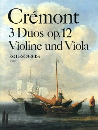 BP 2300 • CREMONT Drei Duos op. 12 für Violine und Viola