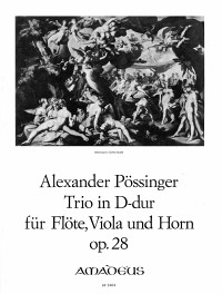 BP 2404 • PÖSSINGER Trio in D major op. 28 - Score & Parts