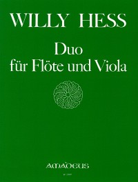 BP 2409 • HESS W. Duo in C-dur für Flöte und Viola op.89