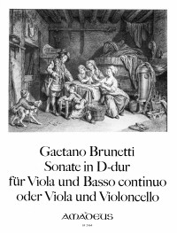 BP 2464 • BRUNETTI Sonate in D-dur für Viola und Bc.(Cello)
