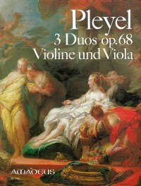 BP 2484 • PLEYEL 3 duos op. 68 for violin and viola - Parts