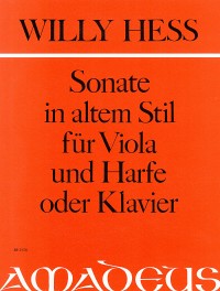 BP 2558 • HESS W. Sonate in altem Stil op. 135 (Viola+Harfe)