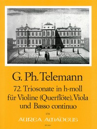 BP 2605 • TELEMANN - Triosonate Nr. 72 h-moll, TWV 42:h6