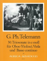 BP 2614 • TELEMANN - Triosonate Nr.30 - Partitur und 3 Stimm