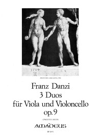 BP 2641 • DANZI 3 Duos op.9 für Viola und Cello (2. Buch)