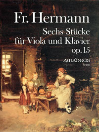 BP 2703 • HERMANN F. 6 pieces op. 15 for viola and piano