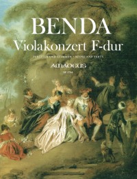 BP 2744 • BENDA - Viola concerto F-major - Score and parts