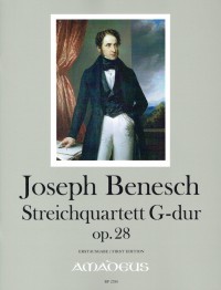 BP 2785 • BENESCH - Streichquartett G-dur - Partitur und 4 S