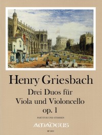 BP 2855 • GRIESBACH - 3 Duos - Score and parts