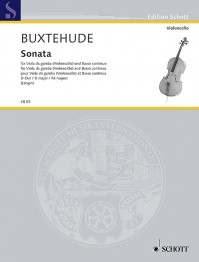 CB 83 • BUXTEHUDE - Sonata - Partitur und Stimme