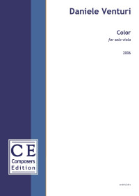 CE-DV1C2 • VENTURI - Color - Score