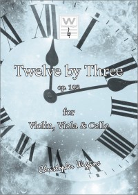 CHW485E • WIGGINS - Twelve By Three - Partitur und 3 Stimmen