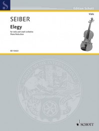 ED 10422 • SEIBER - Elegy - Piano reduction with solo part