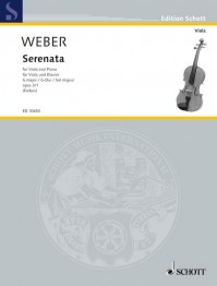 ED 10653 • WEBER - Serenata - Partitur und Stimme