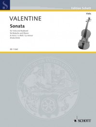ED 11263 • VALENTINE - Sonata (No. 9) - Score and part