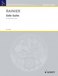 ED 12800 • RAINIER - Solo Suite - Manuskript