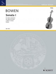 ED 1972 • BOWEN - Sonata No. 1 - Score and parts