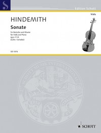 ED 1976 • HINDEMITH - Sonate, op. 11, Nr. 4 - Partitur und S