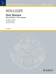 ED 20437 • HOLLIGER - Three Sketches - Score and parts