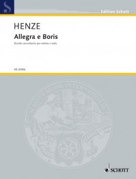 ED 20906 • HENZE - Allegra e Boris - Spielpartitur