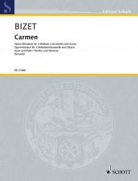 ED 21460 • BIZET - Carmen Opernminiatur - Partitur und Stimme
