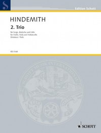 ED 3160 • HINDEMITH - 2. Trio - Stimmensatz