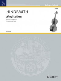 ED 3684 • HINDEMITH - Meditation - Partitur und Stimme