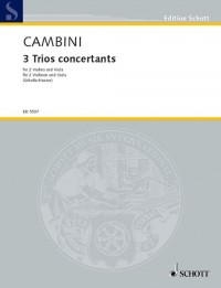 ED 5537 • CAMBINI - 3 Trios concertants - Set of parts