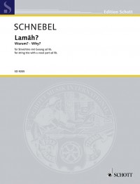 ED 9205 • SCHNEBEL - Lamah? (Why?) - Score and parts