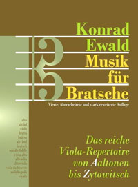 EWALD • EWALD Music for Viola - 4th edition 2013