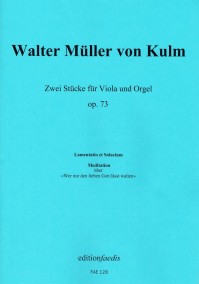 FAE128 • MÜLLER VON KULM - Two pieces - Score and part