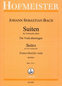 FH 2008 • BACH - Suiten für Violoncello. Für Viola übertrage