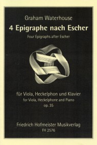 FH 2576 • WATERHOUSE - 4 Epigraphe nach Escher - Partitur un