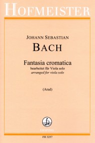FH 3257 • BACH - Fantasia cromatica - Viola part