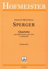 FH 3295 • SPERGER - Quartetto - Score and parts