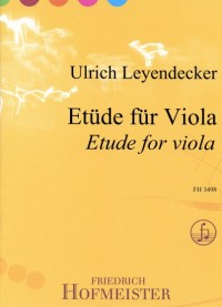 FH 3498 • LEYENDECKER - Etude - Viola part