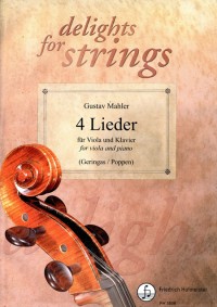 FH 3508 • MAHLER - 4 Lieder - Score and part