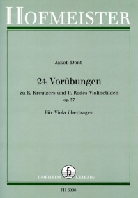 FH 6008 • DONT - 24 preliminary exercises for R.Kreuzers and