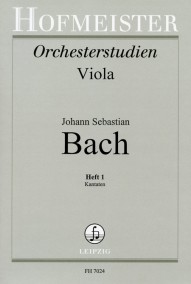 FH 7024 • BACH - Orchestral Studies Viola, Volume 1: Cantata