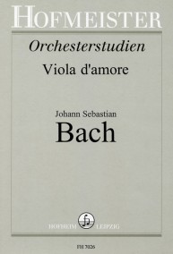 FH 7026 • BACH - Bach-Studien für Viola d'amore - Stimme