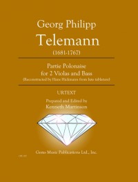 GPL 107 • TELEMANN - Parti Polonaise - Score and 3 parts,Urt