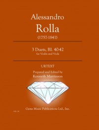 GPL 110 • ROLLA - 78 Violine-Bratsche Duete C, C, C, BI. 33-