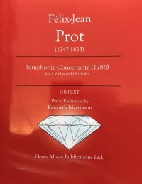 GPL 169 • PROT - Sinfonia concertante - Klavierauszug - Part