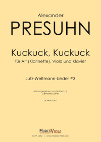 M4V-1012 • PRESUHN - Kuckuck, Kuckuck - Partitur und Stimmen 
